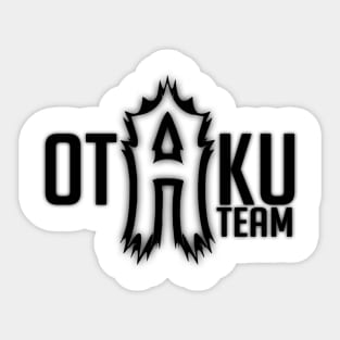 Otaku A Team Logo (Black) Sticker